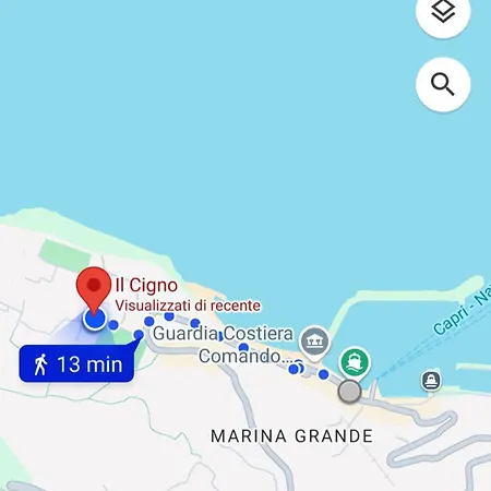 Alojamento de Acomodação e Pequeno-almoço Il Cigno Capri